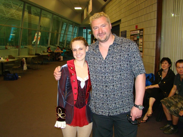 Nicole and coach Sergei Petrovskiy